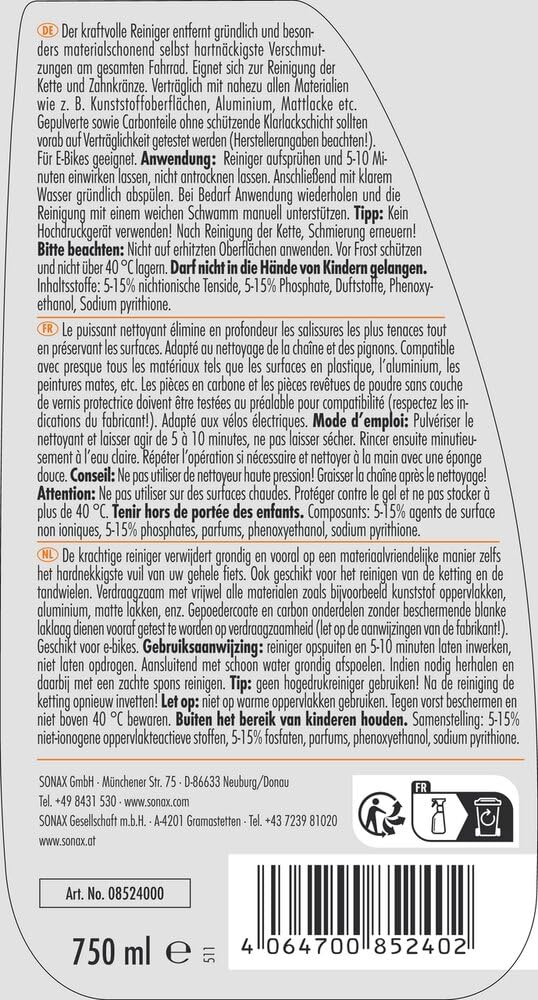 sonax-bike-reiniger-fahrradreiniger-750-ml image 2