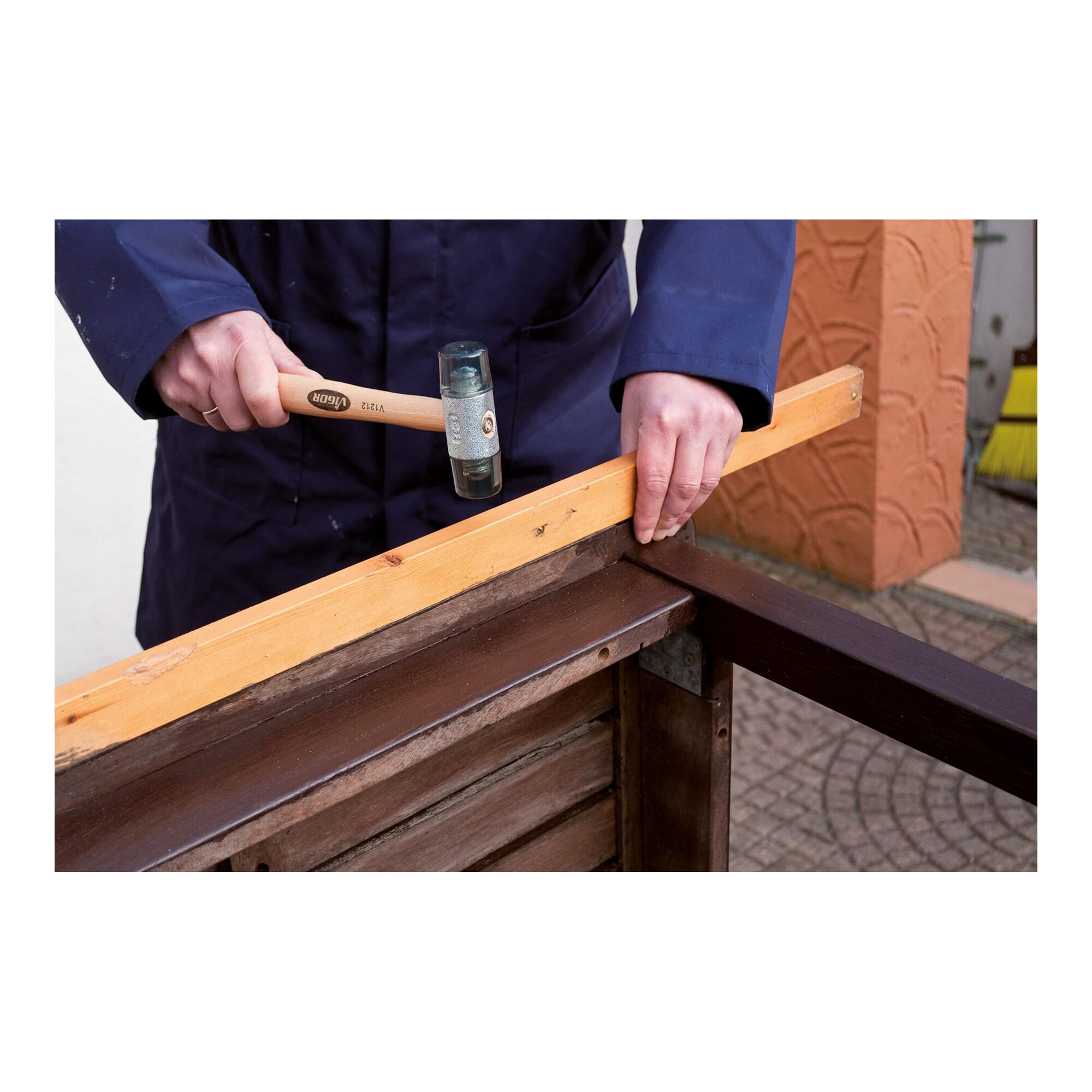 vigor-v4661-kunststoff-schonhammer-40-mm-r-ckschlagarm-320-mm image 4