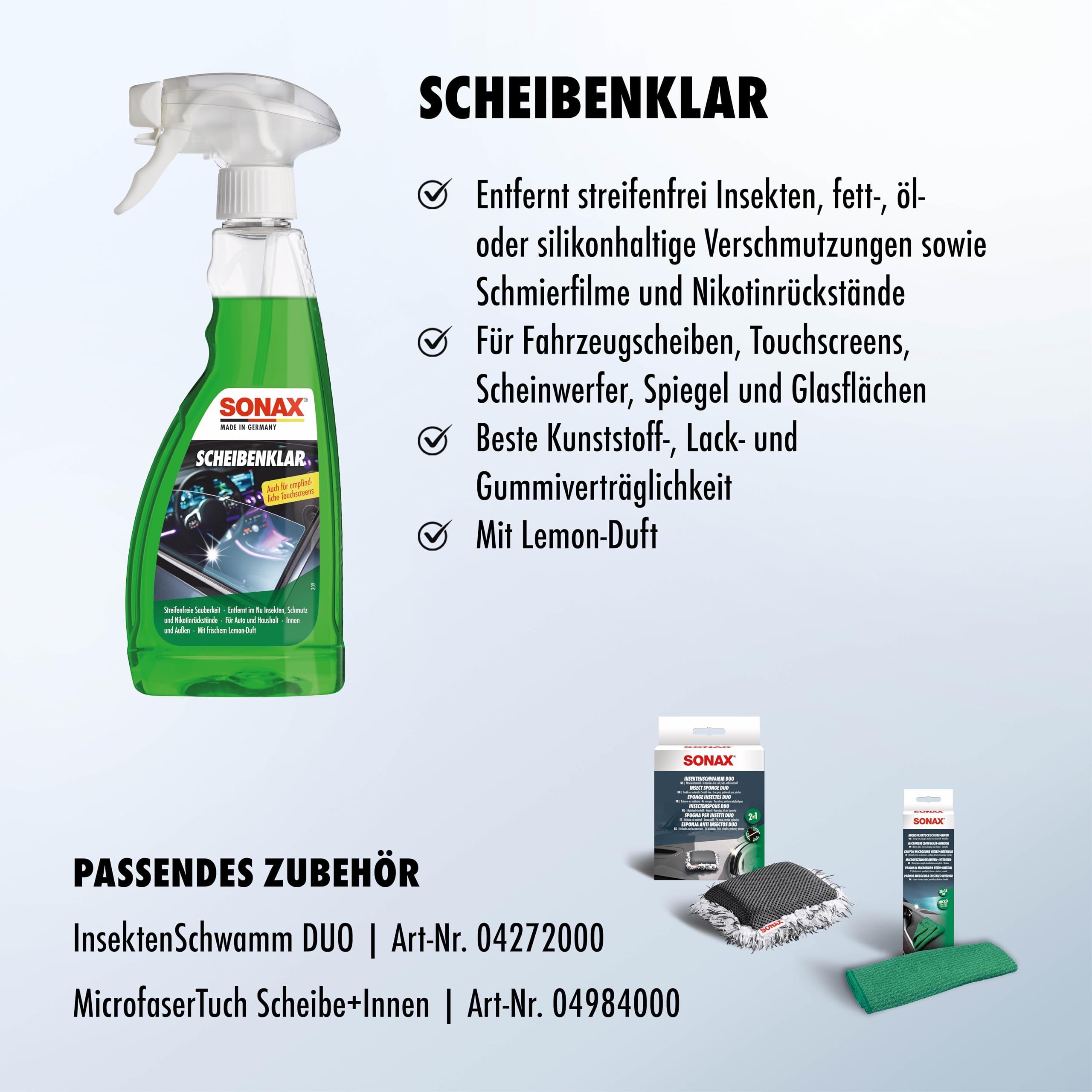 sonax-innenraumpflegeset-auto-innenreinigung-mit-scheibenklar-autoinnenreiniger- image 8