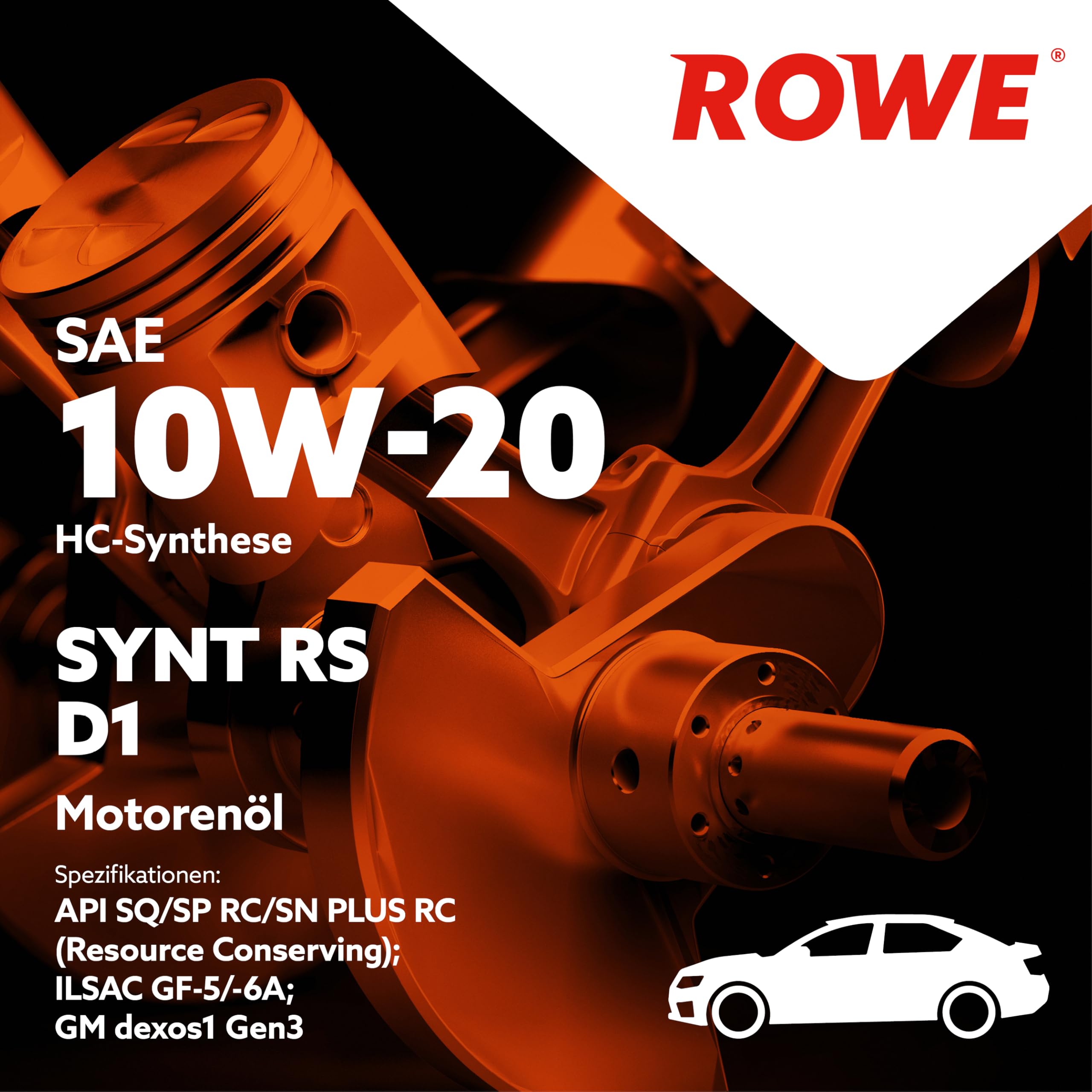 rowe-hightec-synt-rs-d1-sae-0w-20-1-liter-hochleistungs-motor-l-auf-hc-synthese- image 2