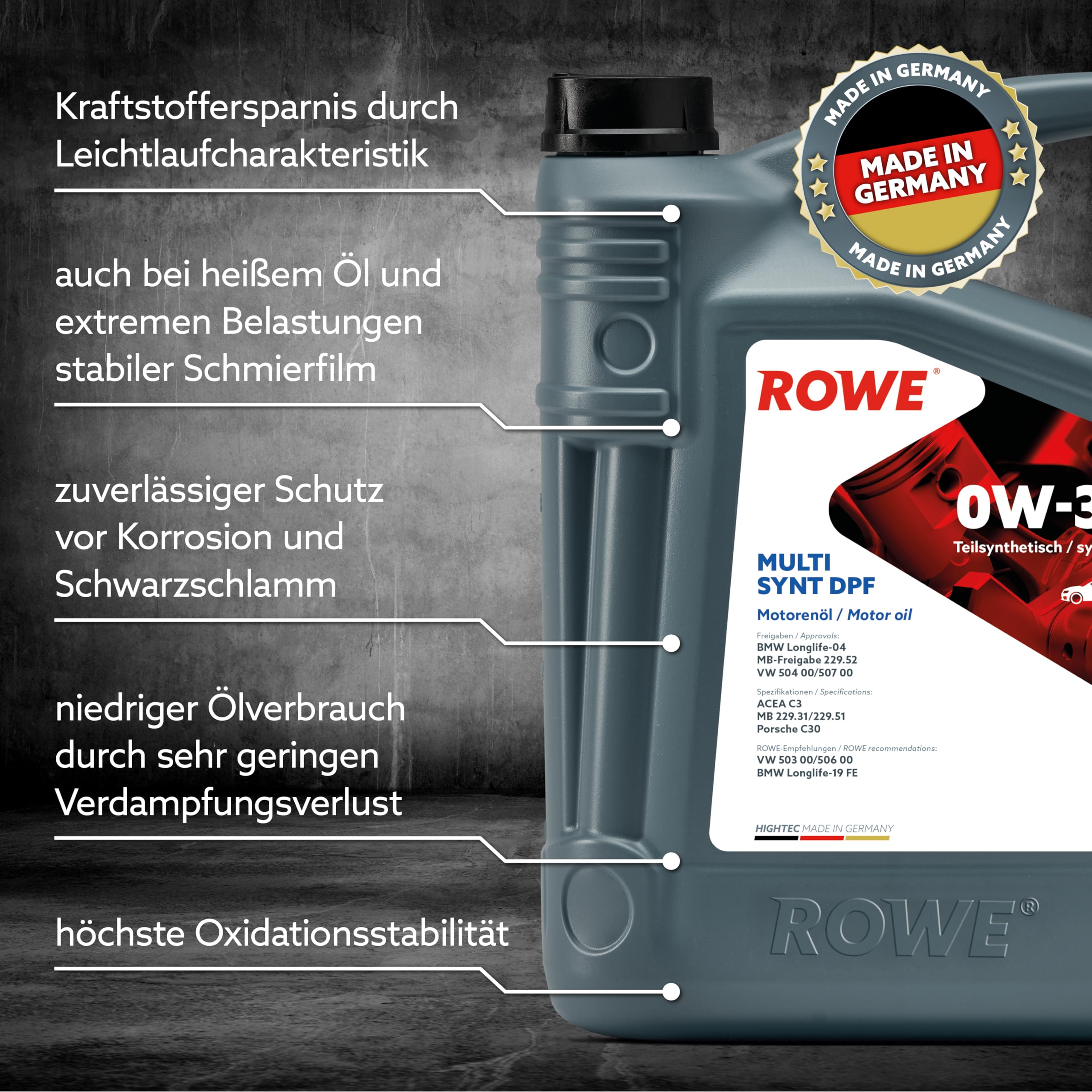 rowe-hightec-multi-synt-dpf-sae-0w-30-motor-l-5-liter-hc-synthese-mit-pao-bmw-lo image 3