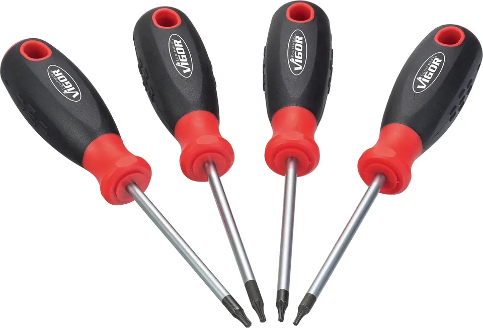 vigor-v4418-schraubendreher-satz-t-profil-4-teilig-t6-t9 image 1