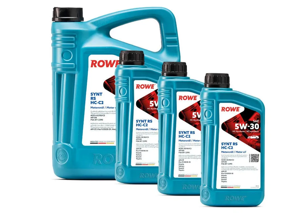 rowe-hightec-synt-rs-sae-5w-30-hc-c2-motor-l-8-liter-5l-3l image 1
