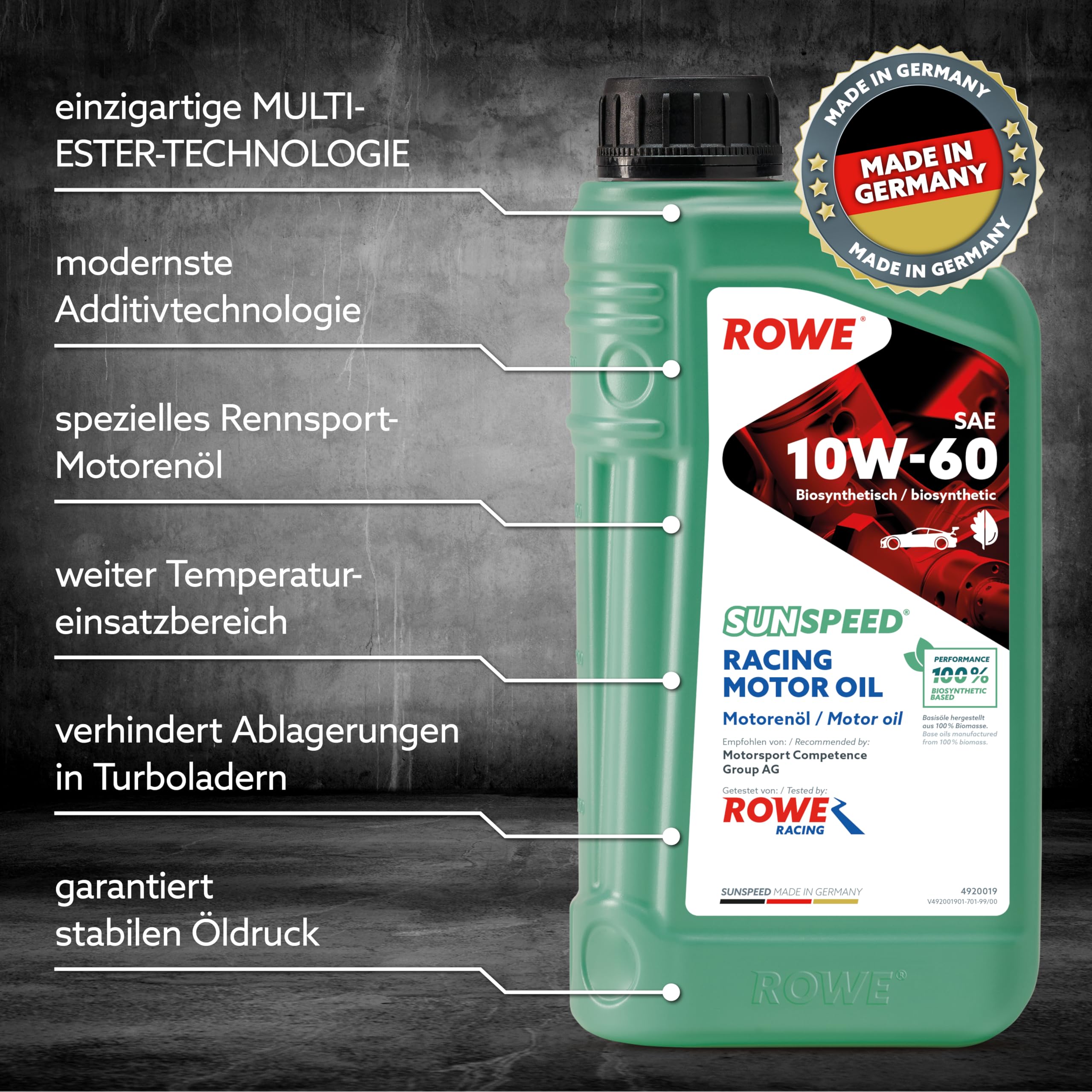 rowe-sunspeed-racing-motoren-l-sae-10w-60-1-liter-mehrbereichs-motoren-l-mit-mul image 3