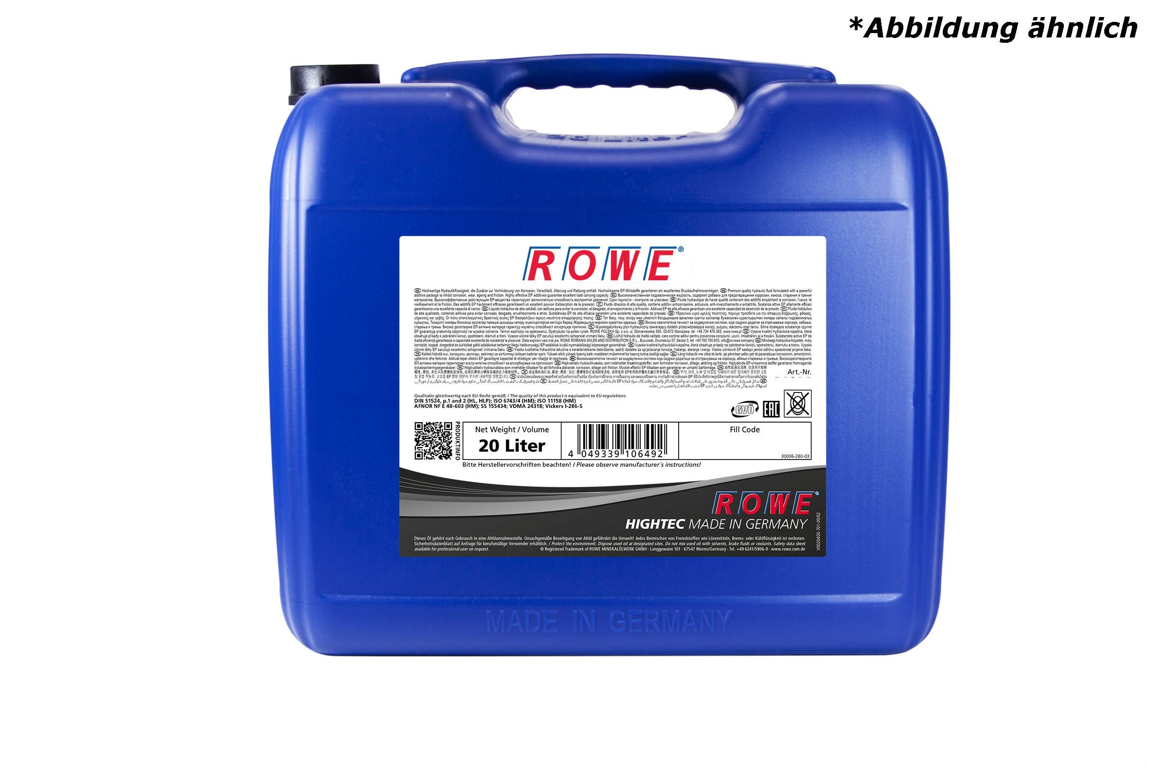 rowe-hightec-synt-rs-sae-5w-30-hc-c2-motor-l-40-liter-2x20l image 2