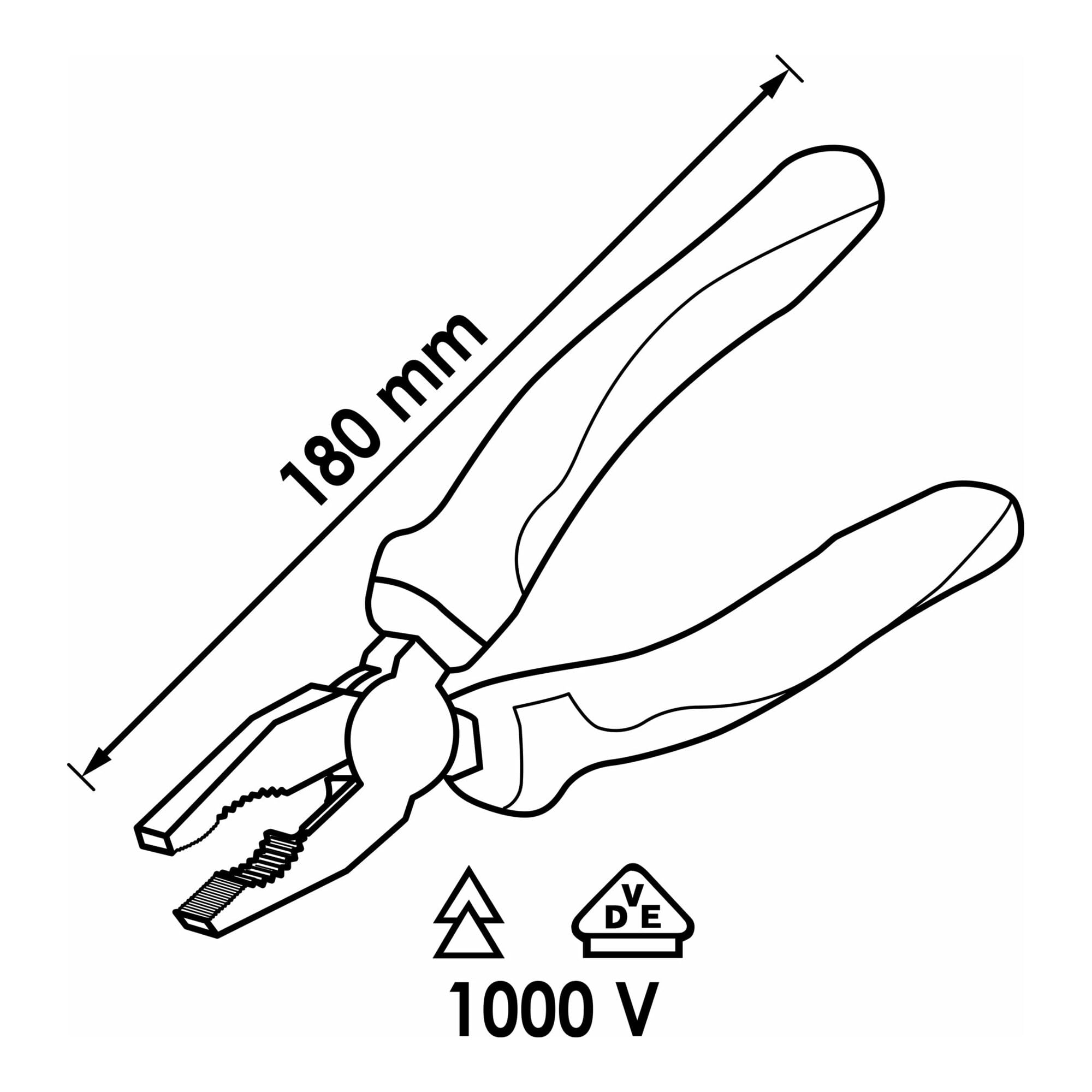 vigor-vde-kombizange-v2628-180-mm-isoliert-bis-1000v image 2