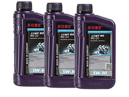 rowe-hightec-synt-rs-sae-5w-30-hc-c1-3-liter-3x1l-kraftstoffsparendes-hochleistu image 6