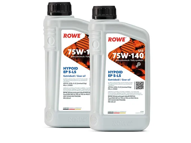 rowe-hightec-hypoid-ep-sae-75w-140-s-ls-2x-1-liter-vollsynthetisches-getriebe-l- image 1