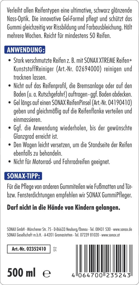 sonax-xtreme-reifenglanzgel-reifengel-500-ml image 2