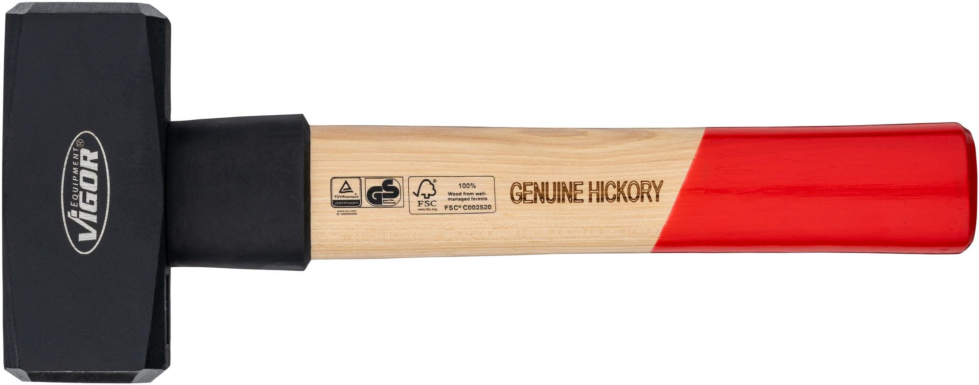 vigor-f-ustel-v2663-1500-1500-g-280-mm-hickoryholz-mit-gummi-schlagschutz image 2