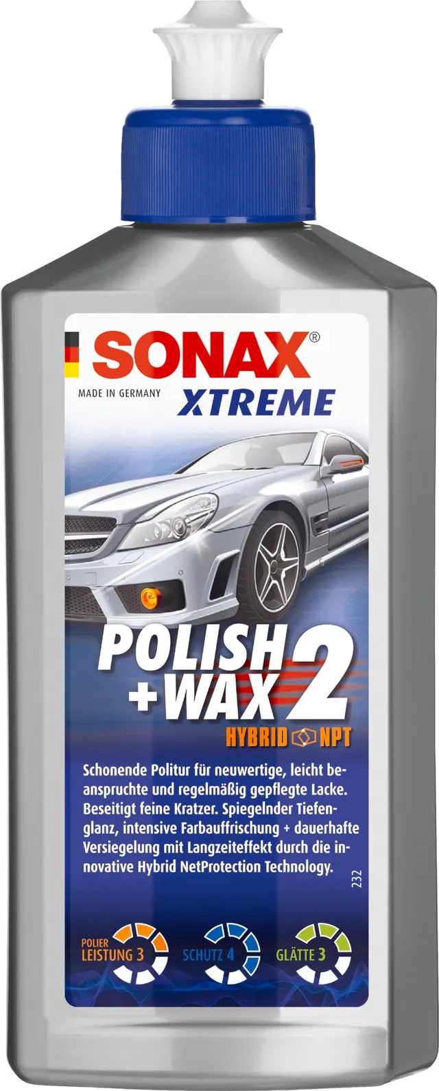 sonax-xtreme-polish-wax-2-hybrid-npt-250-ml-politur-mit-wachs image 1