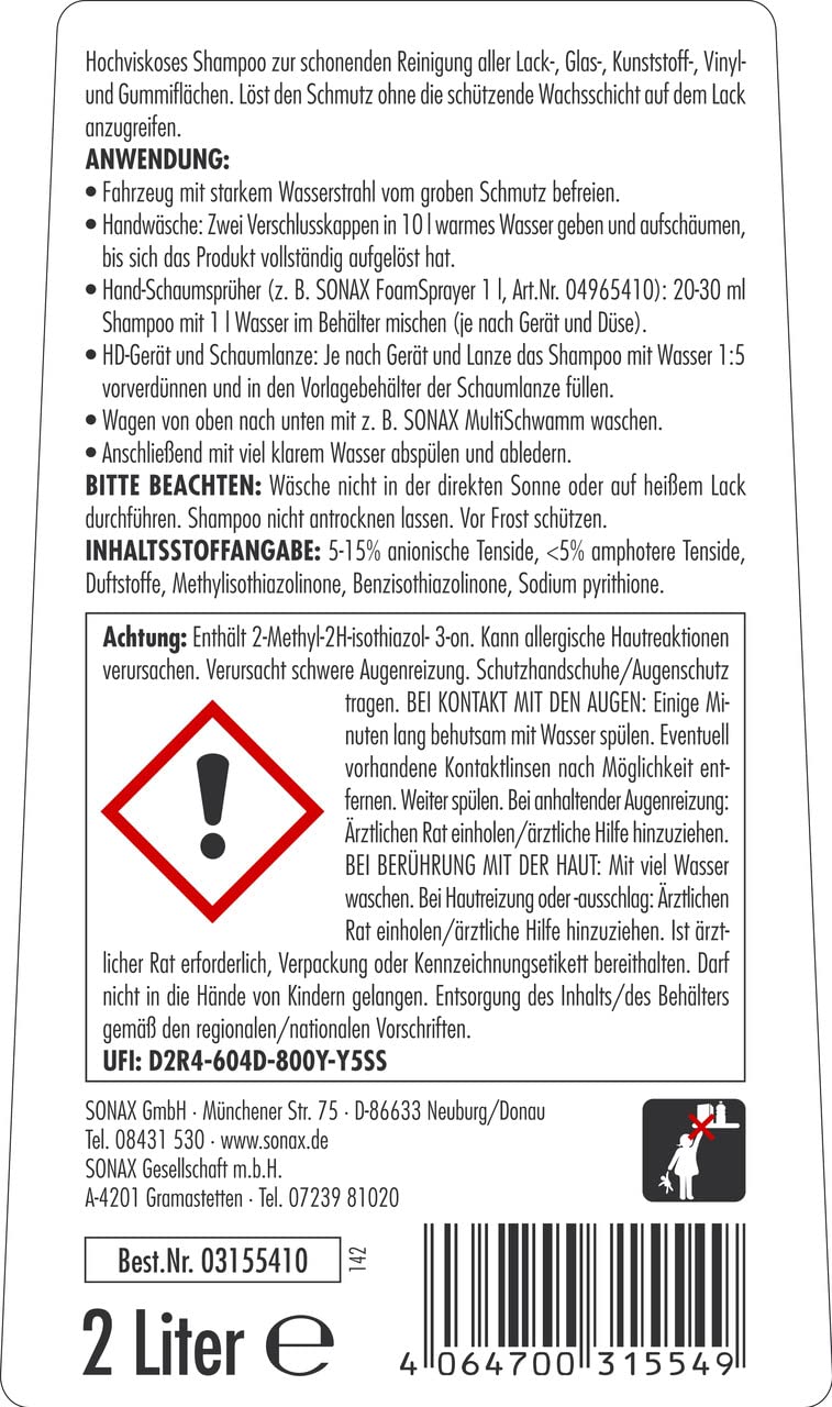 sonax-autowaschgel-konzentrat-2-liter-autoshampoo-ph-neutral image 2