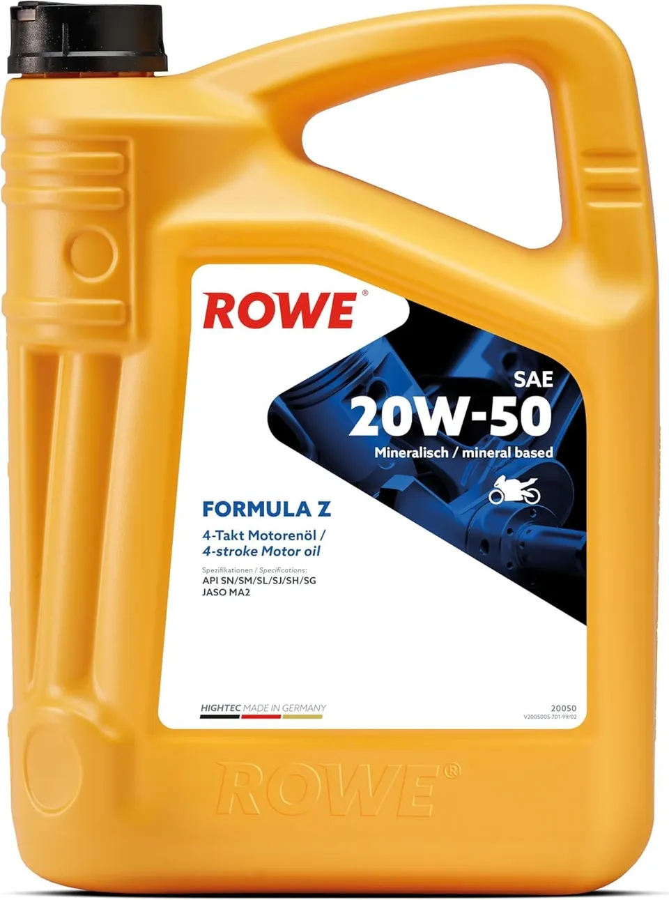 rowe-hightec-formula-sae-20w-50-z-motor-l-5-liter-mineralisches-motor-l-f-r-4-ta image 1
