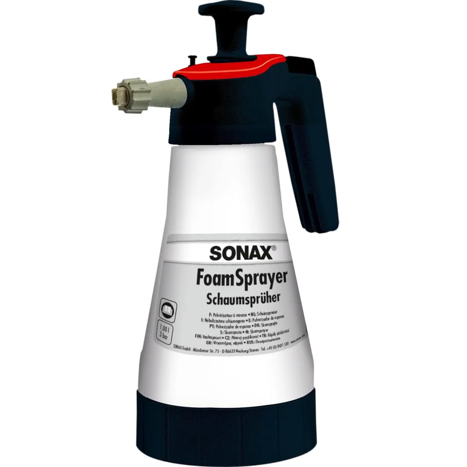 sonax-foamsprayer-1-liter-pumpspr-her-mit-flachstrahld-se-3-bar image 1
