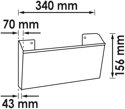 vigor-v6393-s-dokumenten-halter-klein-bodentiefe-43-mm-l-nge-340-mm image 5