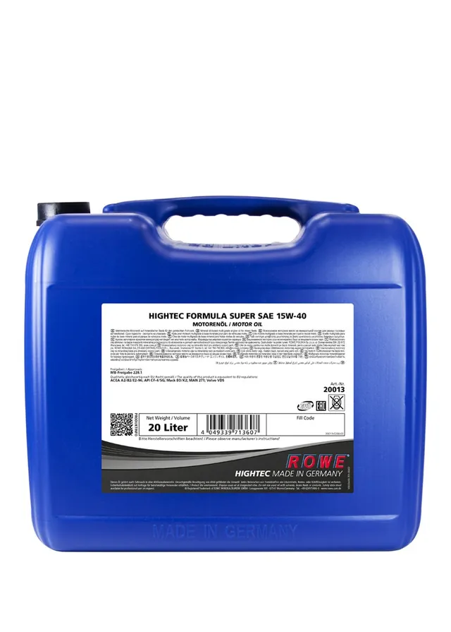 rowe-hightec-formula-super-sae-15w-40-motoren-l-20-liter-mineralisch image 1