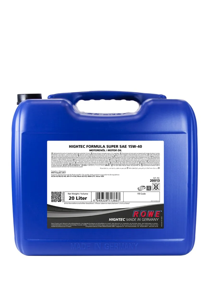 rowe-hightec-formula-super-sae-15w-40-motoren-l-20-liter-mineralisch image 1