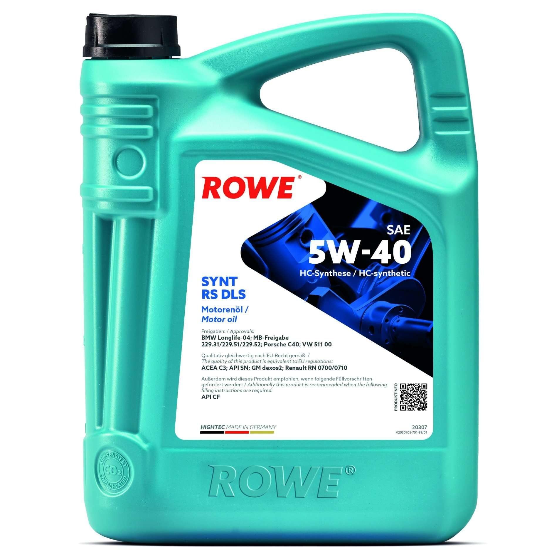 rowe-hightec-synt-rs-dls-sae-5w-40-motor-l-1-liter image 2