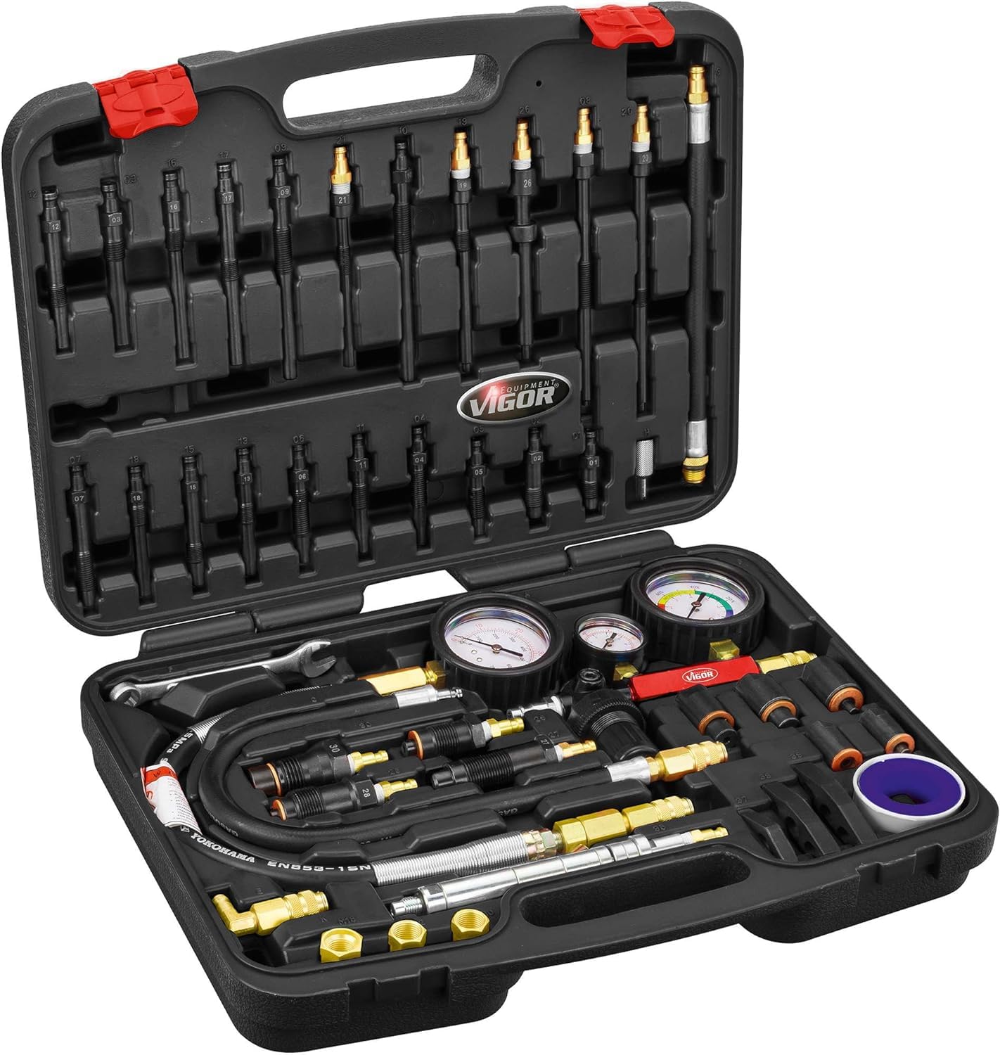 vigor-v4461-kompressions-und-druckverlusttester-satz-f-r-diesel-und-benzin image 1