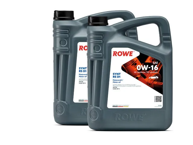 rowe-hightec-synt-rs-d1-sae-0w-16-motor-l-2x5l-10-liter-f-r-hybrid-und-benzinfah image 1