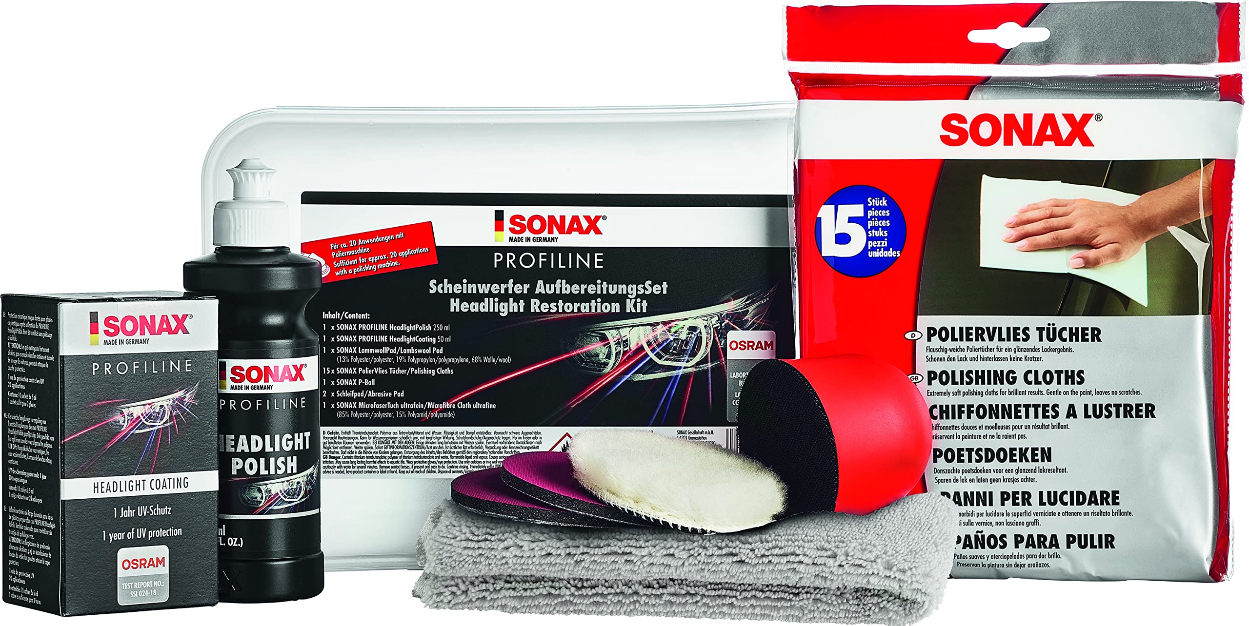 sonax-profiline-scheinwerferaufbereitungsset-325-ml image 1