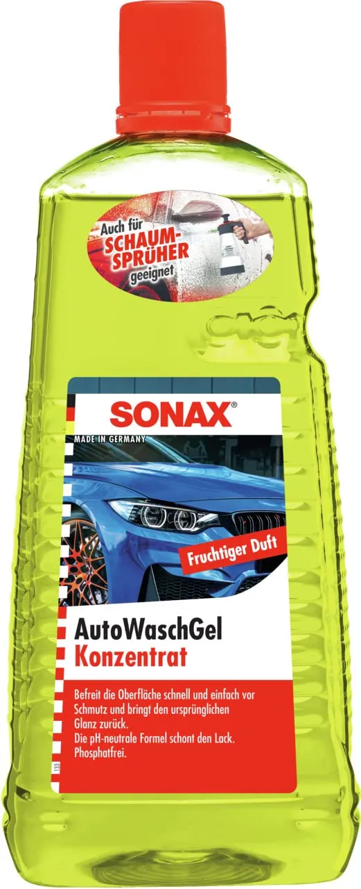 sonax-autowaschgel-konzentrat-2-liter-autoshampoo-ph-neutral image 1
