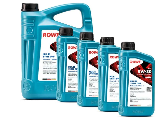 rowe-hightec-multi-synt-dpf-sae-5w-30-motoren-l-9-liter-5-4x1l image 1
