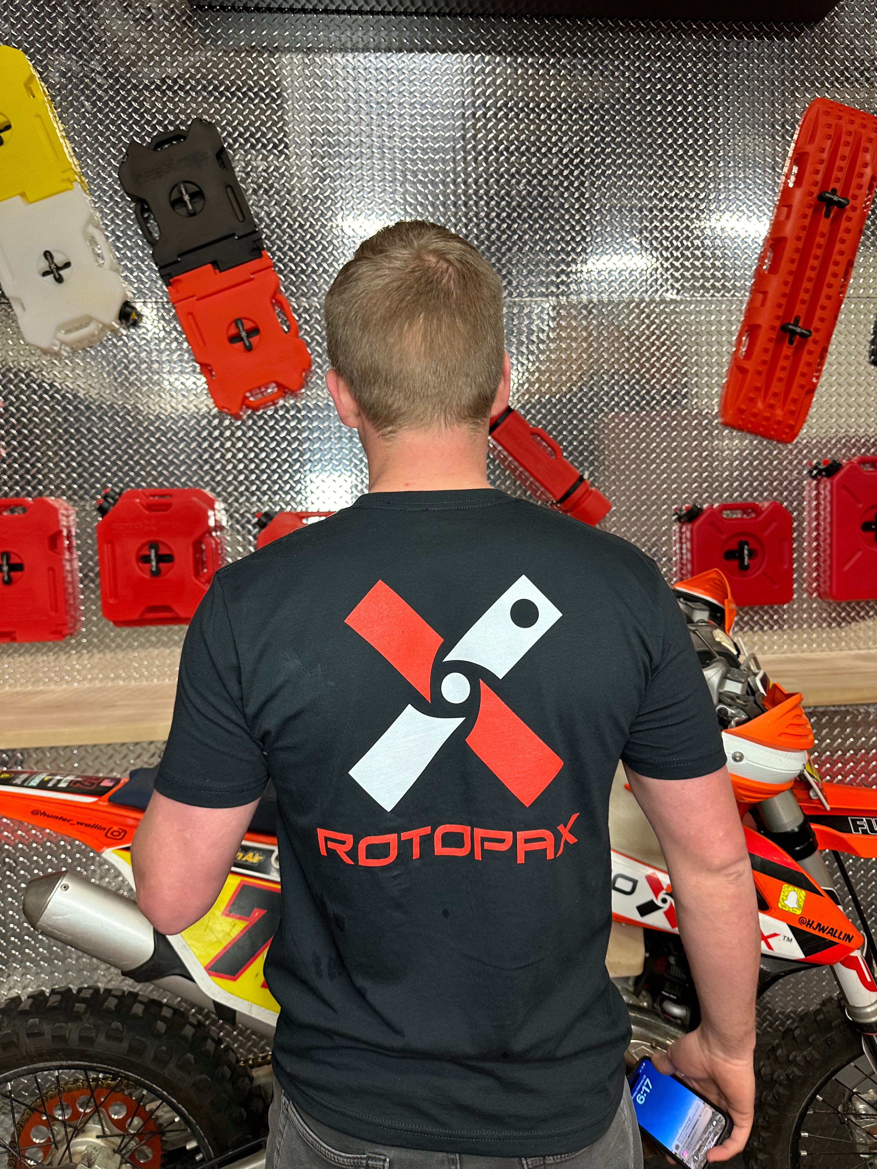 rotopax-keep-adventure-going-shirt-schwarz-t-shirt image 7