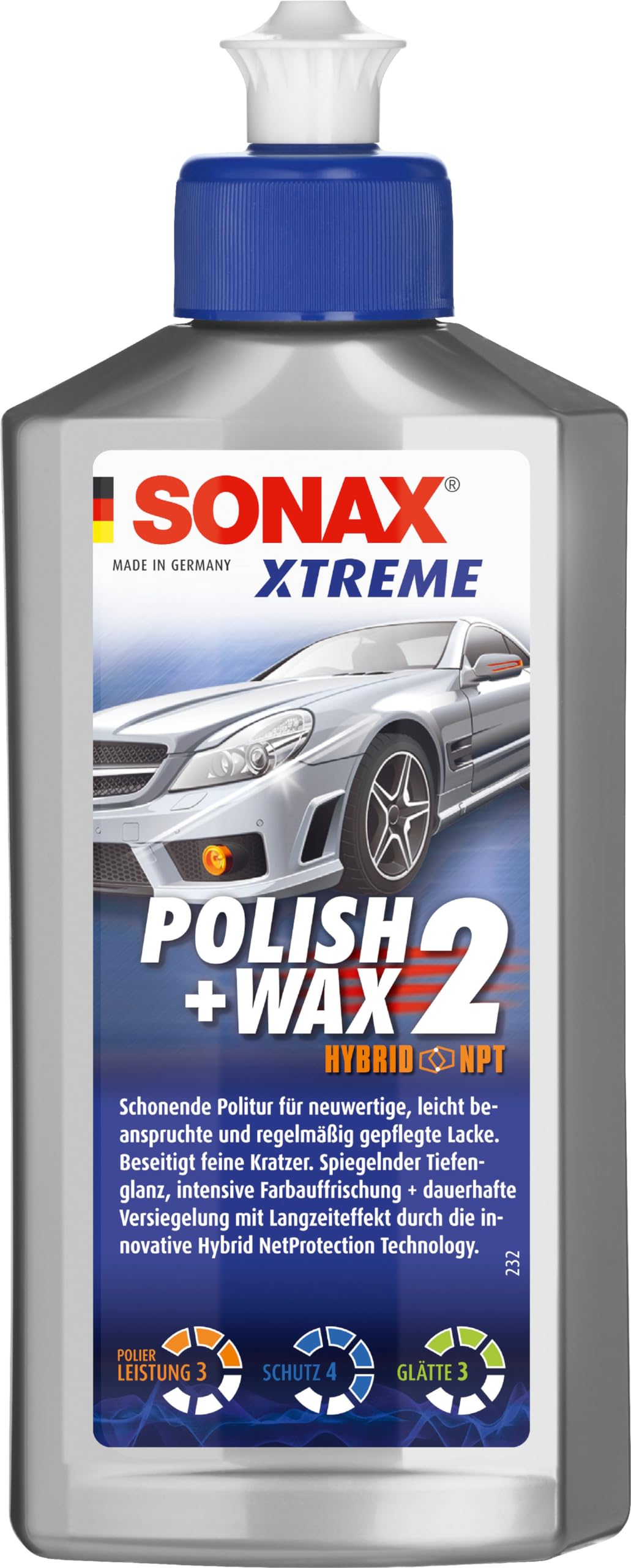 sonax-xtreme-polish-wax-2-hybrid-npt-250-ml-politur-mit-wachs image 1