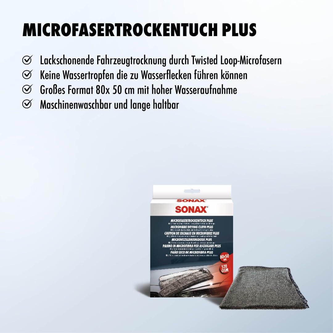 sonax-microfasertrockentuch-plus-trockentuch-1-st-ck image 3