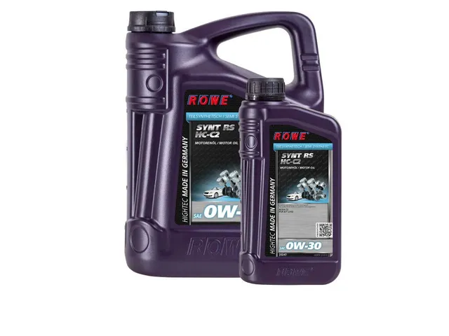rowe-hightec-synt-rs-sae-0w-30-hc-c2-motor-l-6-liter-5l-1l-made-in-germany image 1