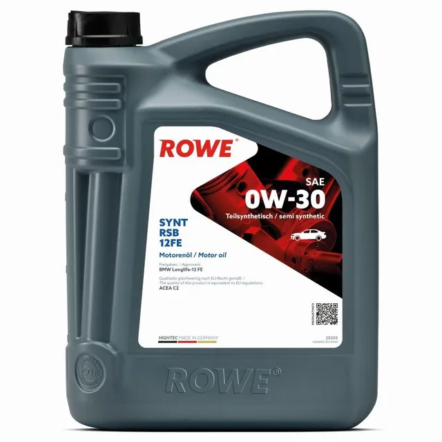 rowe-hightec-synt-rsb-12fe-sae-0w-30-motor-l-5-liter-art-20305-0050-99-f-r-mini- image 1