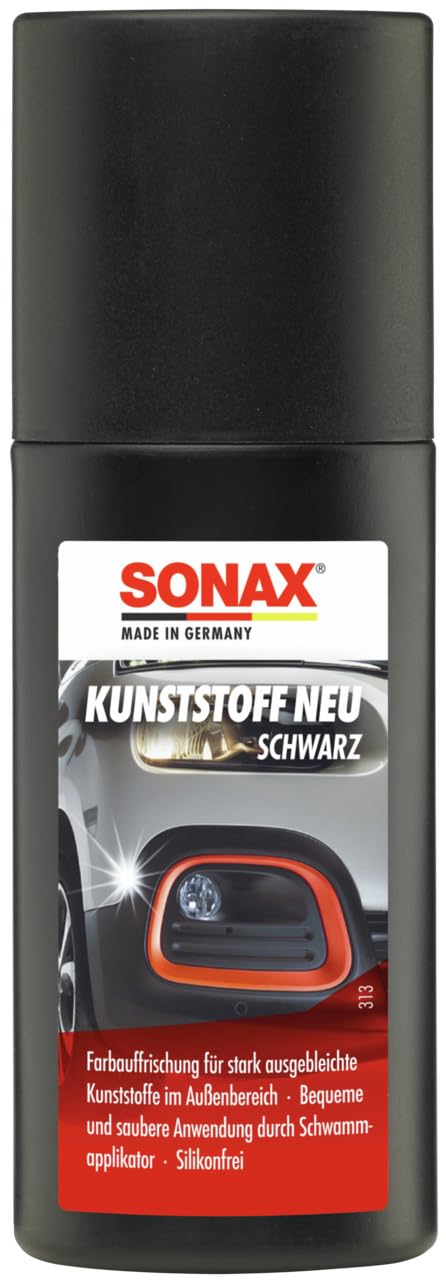 sonax-kunststoff-neu-schwarz-100-ml-au-en-kunststofflack-mit-applikator image 1