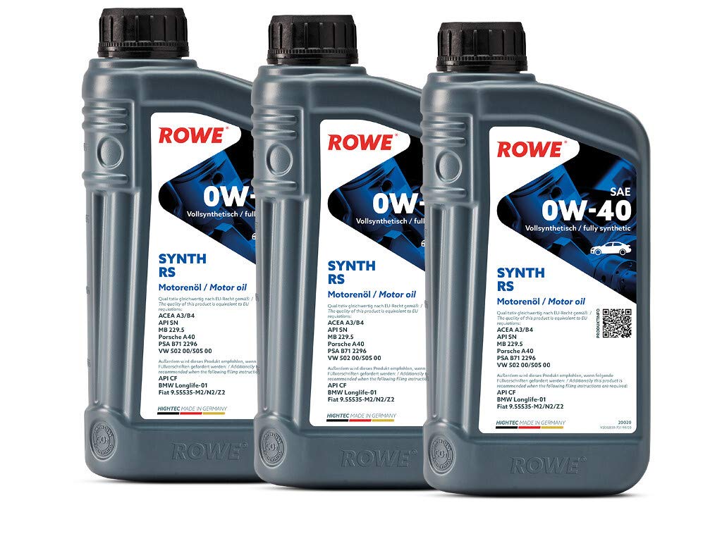 rowe-hightec-synth-rs-sae-0w-40-motoren-l-3-liter-3x1l image 2