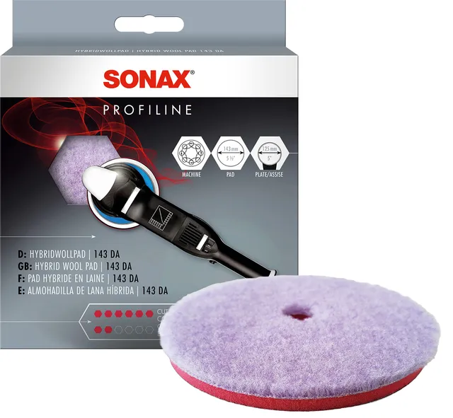 sonax-hybridwollpad-143-da-polierschwamm-exzenter-143-mm image 1