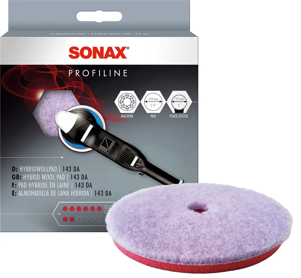 sonax-hybridwollpad-143-da-polierschwamm-exzenter-143-mm image 1