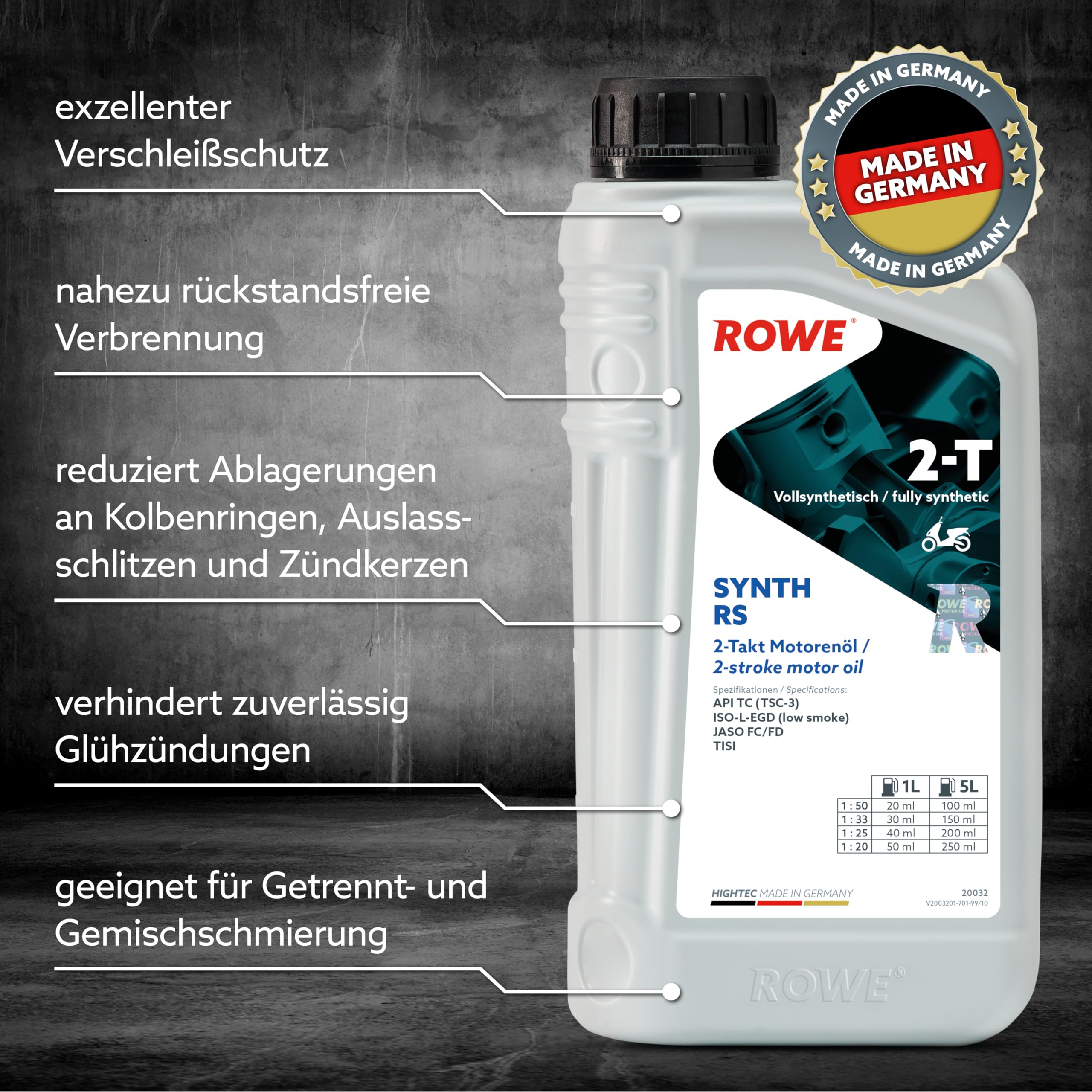 rowe-hightec-synth-rs-2-t-vollsynthetisches-2-takt-motor-l-1-liter image 3