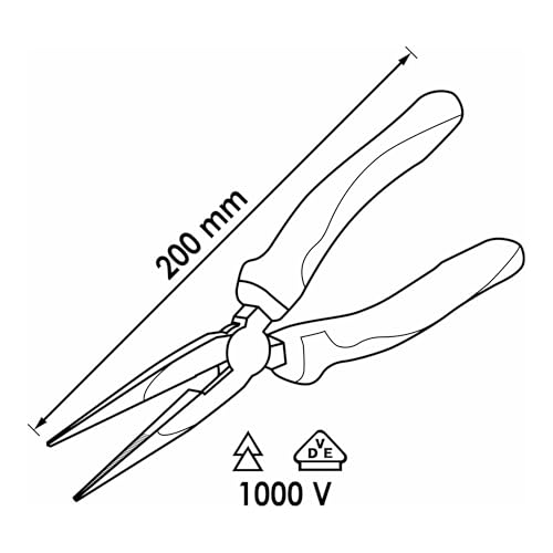 vigor-vde-flachrundzange-v2630-200-mm-mit-schneide-isoliert-bis-1000v image 8