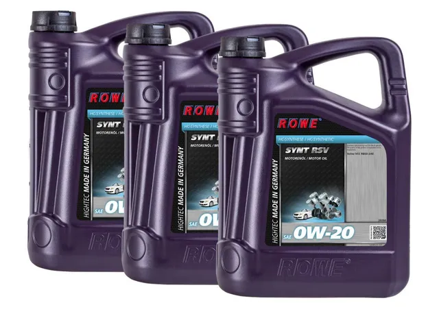 rowe-hightec-synt-rsv-sae-0w-20-motor-l-15-liter-3x5l-f-r-volvo-vcc-rbs0-2ae image 1