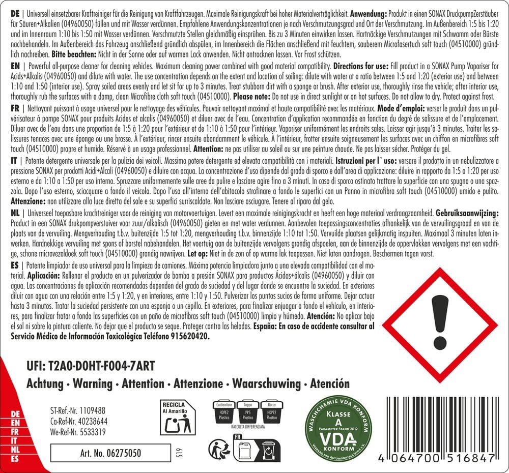 sonax-profiline-multistar-universeller-kraftreiniger-nta-frei-5-liter image 2