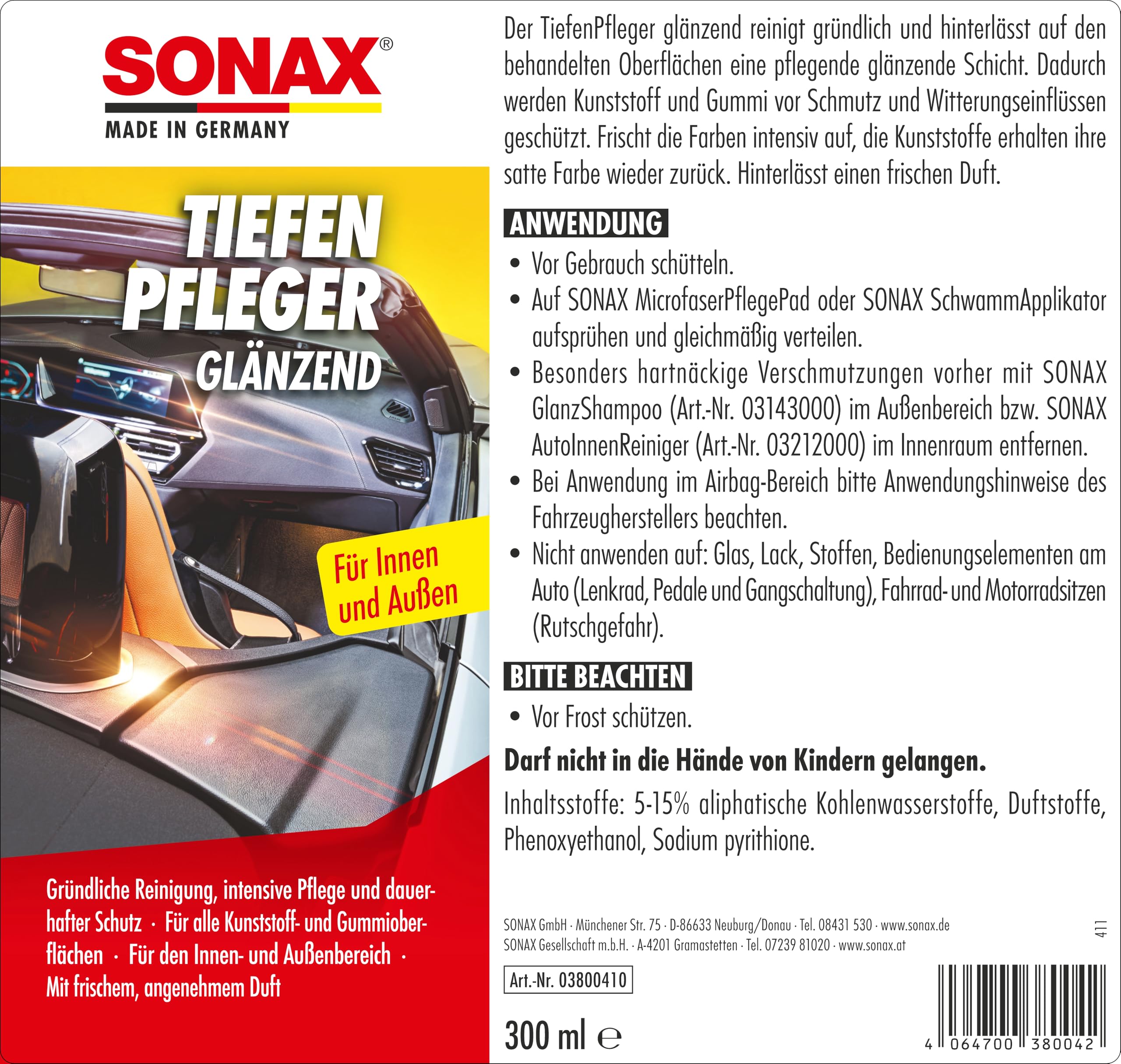 sonax-tiefenpfleger-gl-nzend-300-ml image 2
