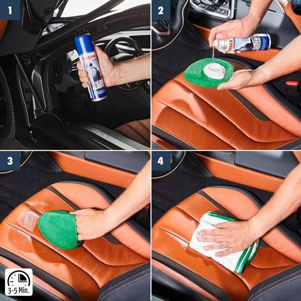 sonax-xtreme-lederpflegeschaum-250-ml-f-r-echt-und-kunstleder image 4