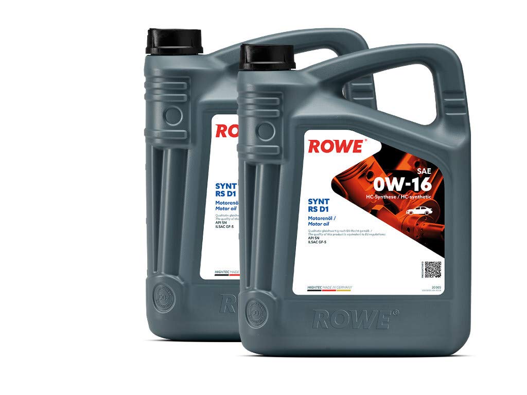rowe-hightec-synt-rs-d1-sae-0w-16-motor-l-2x5l-10-liter-f-r-hybrid-und-benzinfah image 1