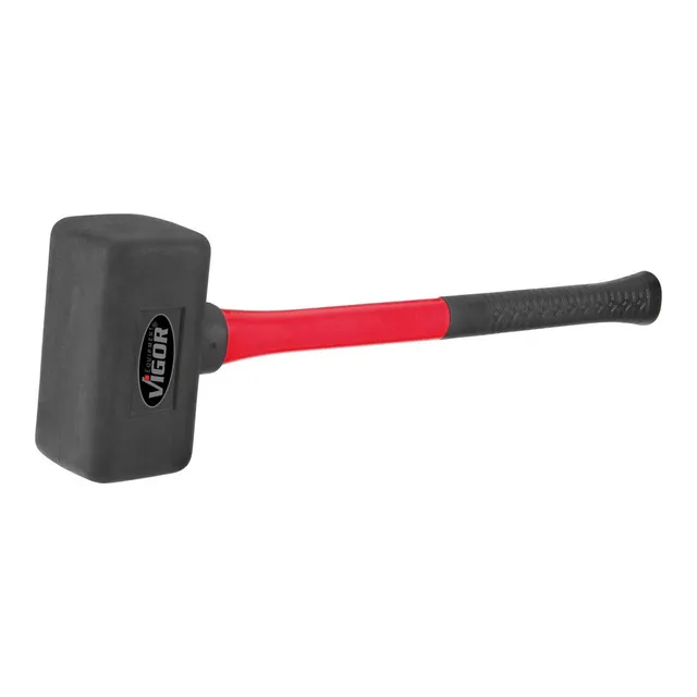 vigor-v2235-gummihammer-2-5-kg-r-ckschlagfreier-schonhammer-70-mm image 1