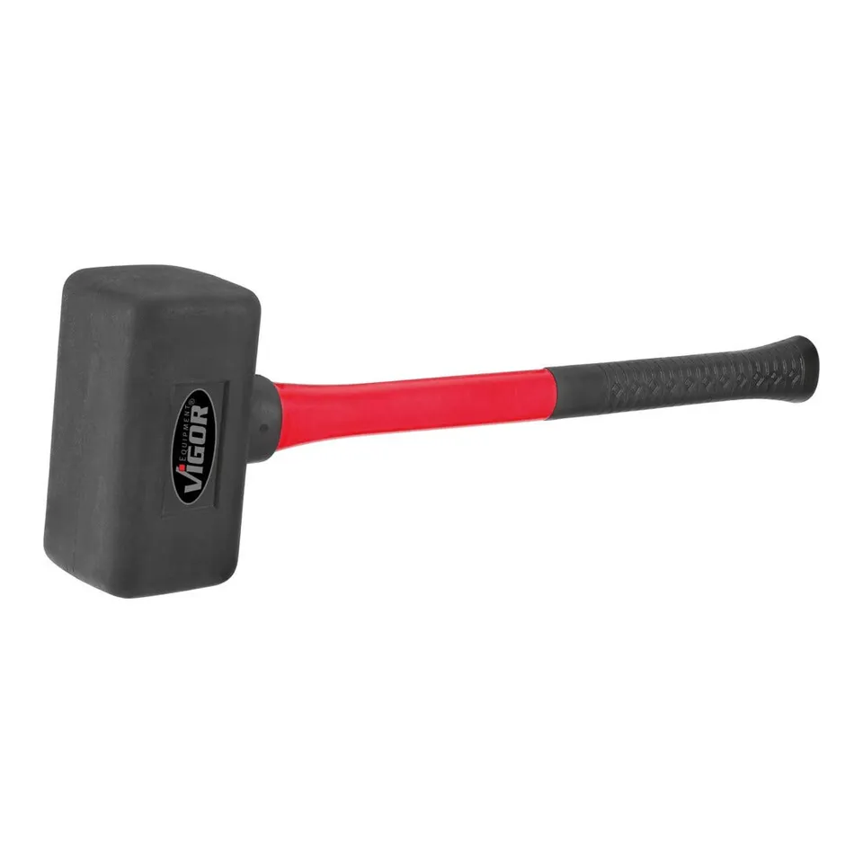 vigor-v2235-gummihammer-2-5-kg-r-ckschlagfreier-schonhammer-70-mm image 1