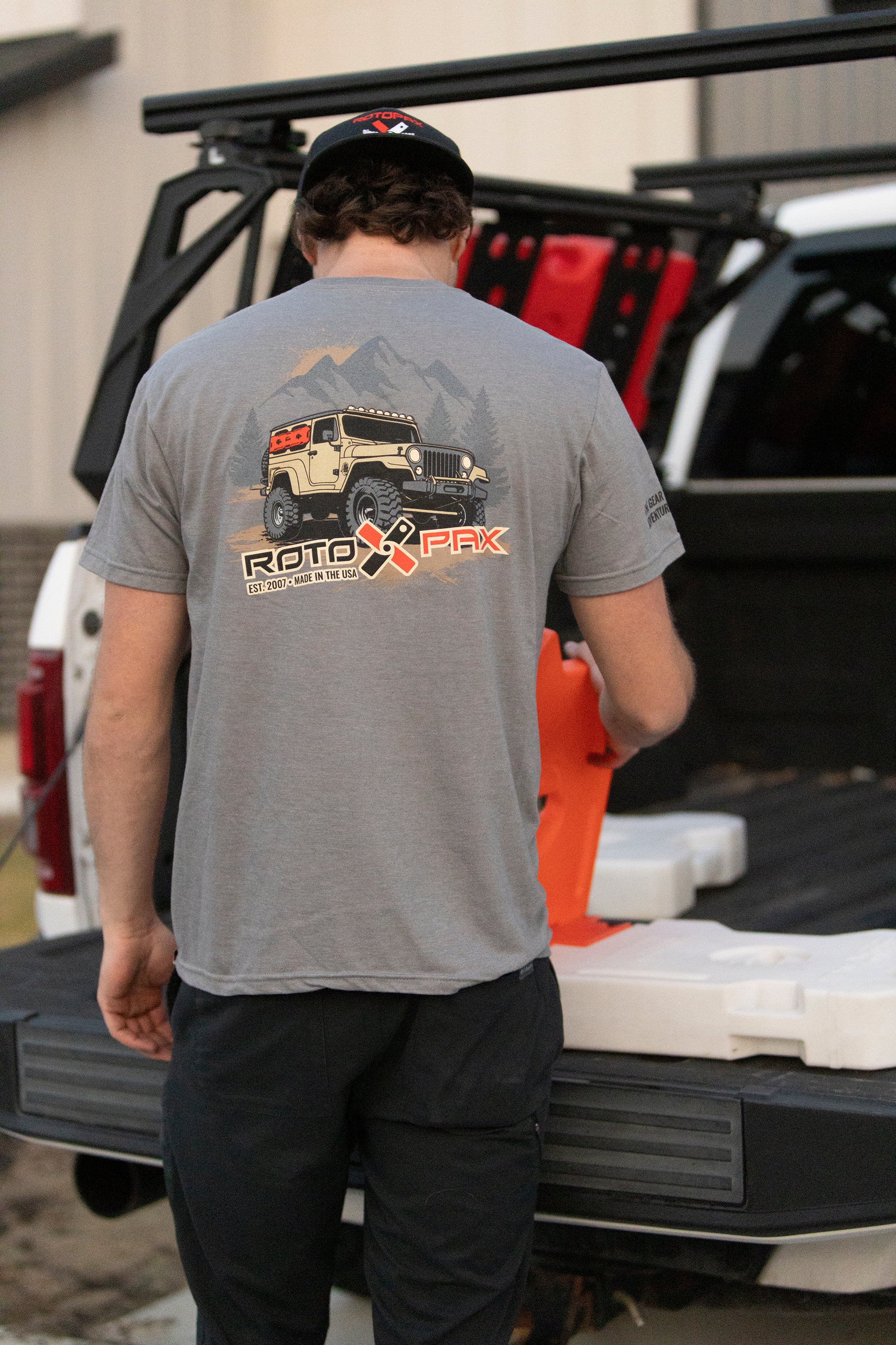 rotopax-made-in-the-usa-shirt-grey-t-shirt-60-40-cotton-poly image 1