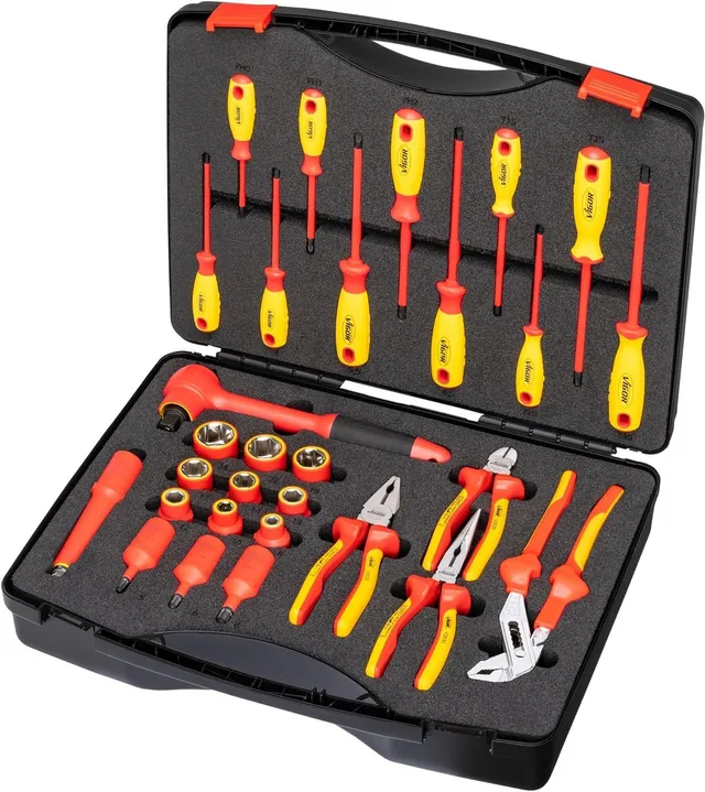 vigor-v5632-vde-werkzeug-satz-1-2-29-teilig-f-r-1000-v-wechselspannung image 1