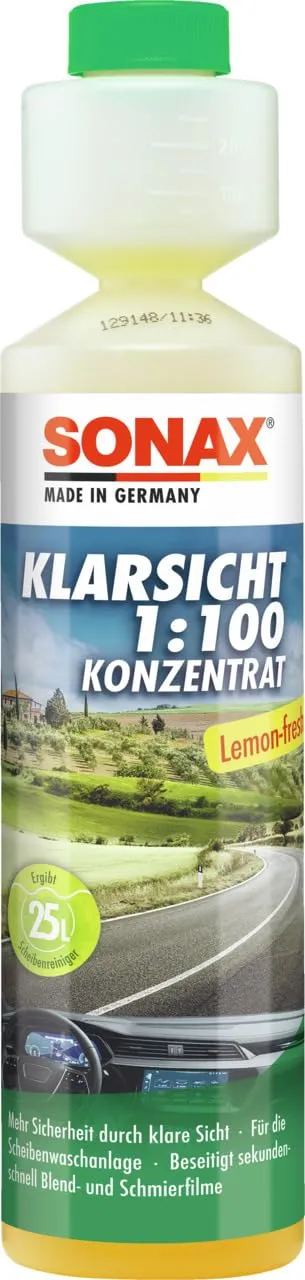 sonax-klarsicht-1-100-konzentrat-lemon-fresh-250-ml-scheibenreiniger-sommer image 1