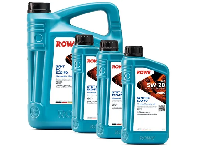 rowe-hightec-synt-hc-eco-fo-sae-5w-20-8-liter-5l-3l-motor-l-f-r-ford-ecoboost image 1