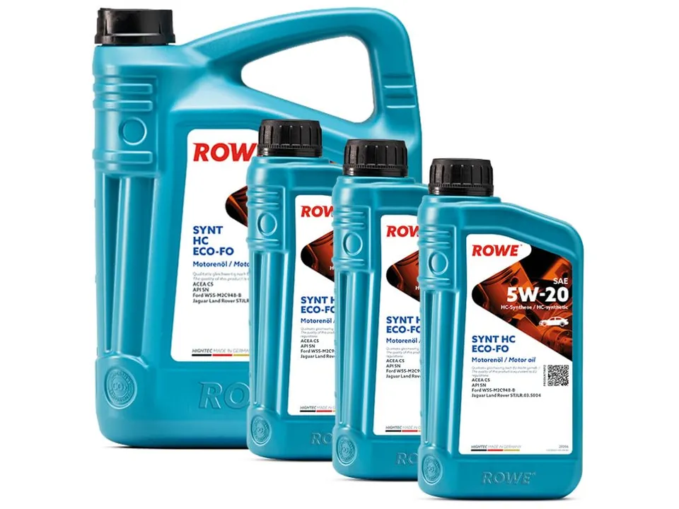 rowe-hightec-synt-hc-eco-fo-sae-5w-20-8-liter-5l-3l-motor-l-f-r-ford-ecoboost image 1
